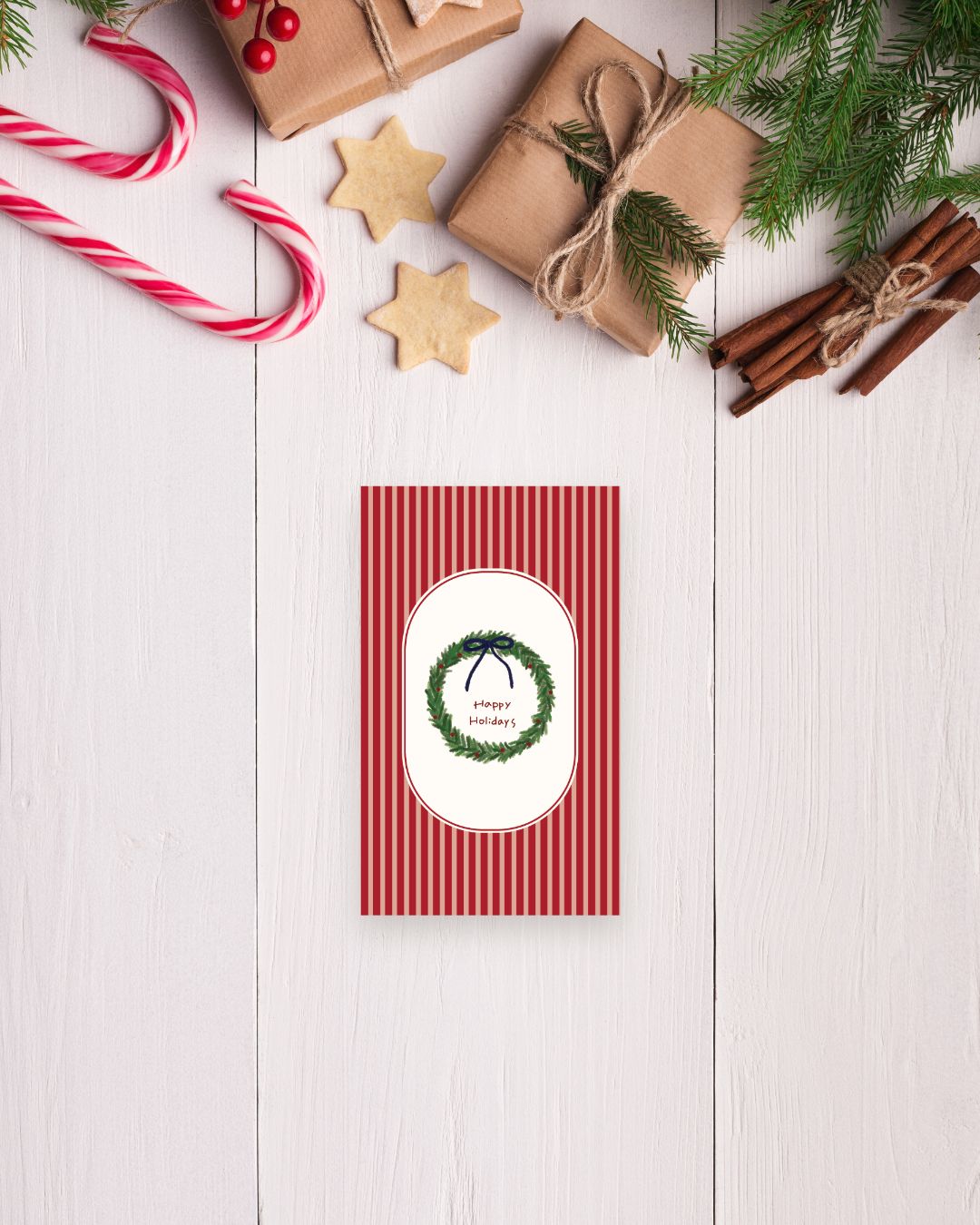 クリスマスカード　メッセージカード　イラスト　デザイン